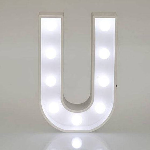 Light Up Letters & Symbols - U Light Up Letters & Symbols - U