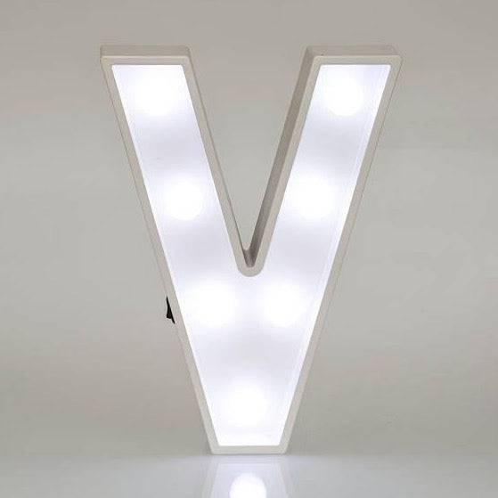 Light Up Letters & Symbols - V - Mhalaty