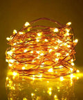 Micro 100 Led Warm White Fairy Lights On Copper Wire - Mhalaty