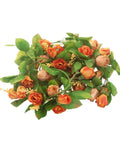 Mini Silk Rose Flower Garland ( Peach ) - Mhalaty