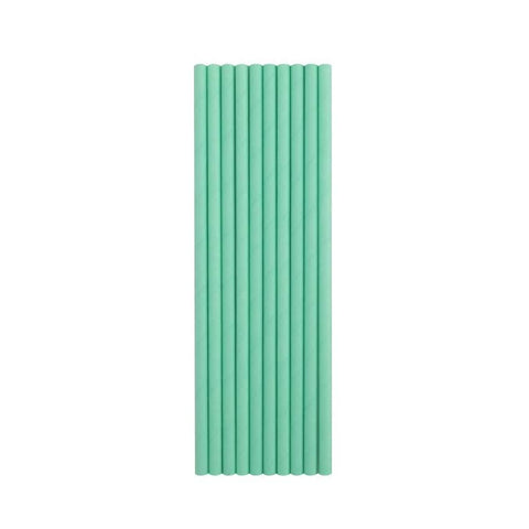 Mint Green Paper Straws - Mhalaty