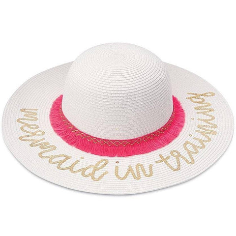 Mud Pie Sequin Mermaid Hat - White - Mhalaty