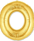 O Letter Giant Gold Balloon - 30 Inch - Mhalaty