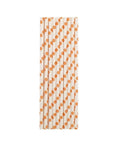 Orange Polka Dots Paper Straws - Mhalaty