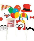 Paper Carnival Photo Booth Stick Props - Mhalaty