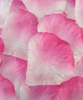 Pink And White Silk Rose Petals - 1000 Petals - Mhalaty