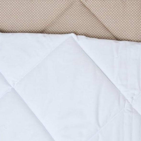 Quilted Mat Teepee - Brown & White Quilted Mat Teepee - Brown & White