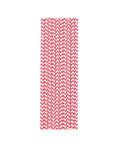 Red Chevron Paper Straws - Mhalaty