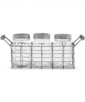 Rustic Triple Mason Jar Set - Mhalaty