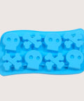 Silicone Blue Skulls Mould Tray - Mhalaty