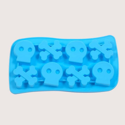 Silicone Blue Skulls Mould Tray - Mhalaty