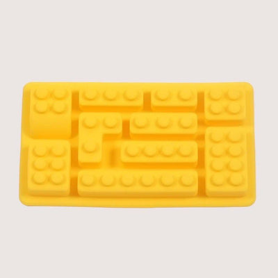 Silicone Rectangular Yellow Bricks Mould Tray - Mhalaty