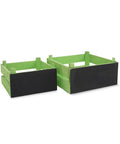 Small Chalkboard Wooden Crates - Green - Mhalaty