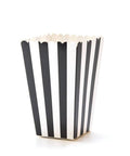 Stripes Popcorn Boxes - Black - Mhalaty