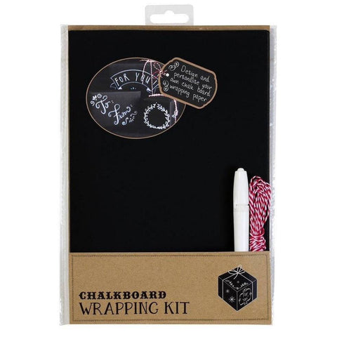 Talking Tables Chalkboard Wrapping Kit - Black Talking Tables Chalkboard Wrapping Kit - Black