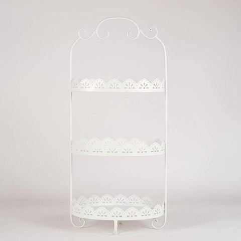 Three layers Afternoon tea stand - white - Mhalaty