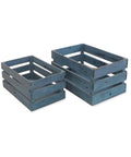 Wooden Crates - Blue - Mhalaty