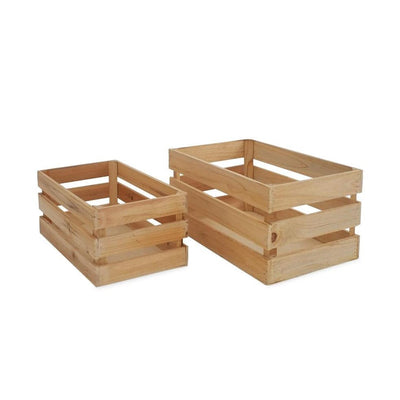 Wooden Crates - Natural - Mhalaty