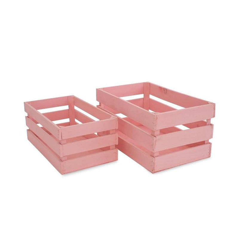 Wooden Crates - Pink - Mhalaty