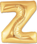 Z Letter Giant Gold Balloon - 30 Inch - Mhalaty