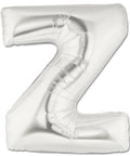 Z Letter Giant Silver Balloon - 30 Inch - Mhalaty