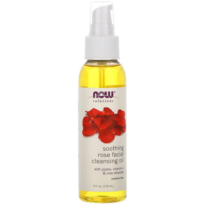Now Foods - Soothing Rose Facial Cleansing Oil - 118ml - Mhalaty