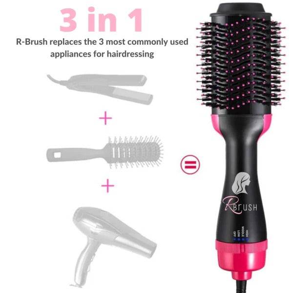 R-Brush - The Professional 3 in 1 Smoothing brush - Mhalaty