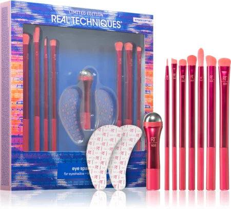 Real Techniques - Eye Sparkle Makeup Brush & Skincare Set - Mhalaty