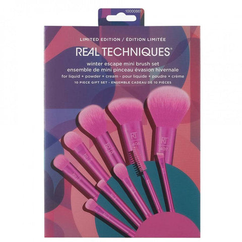 Real Techniques - Winter Escape Mini Brush Set - Mhalaty