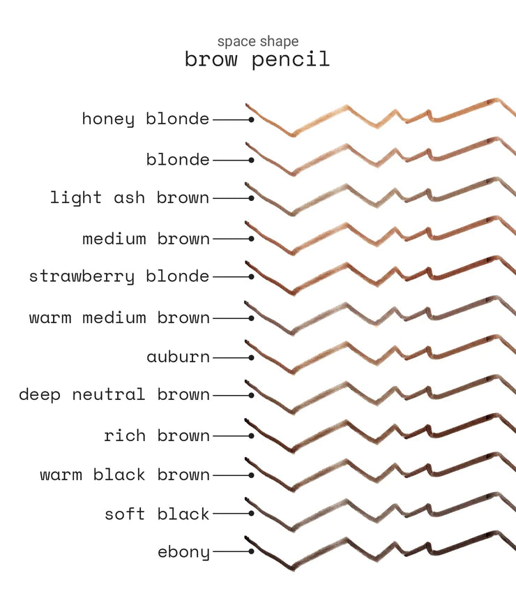 R.E.M Beauty - Brow Pencil - Warm Black Brown