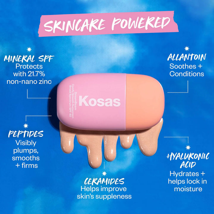 Kosas - DreamBeam Silicone Free Mineral Sunscreen SPF 40 - 40ml