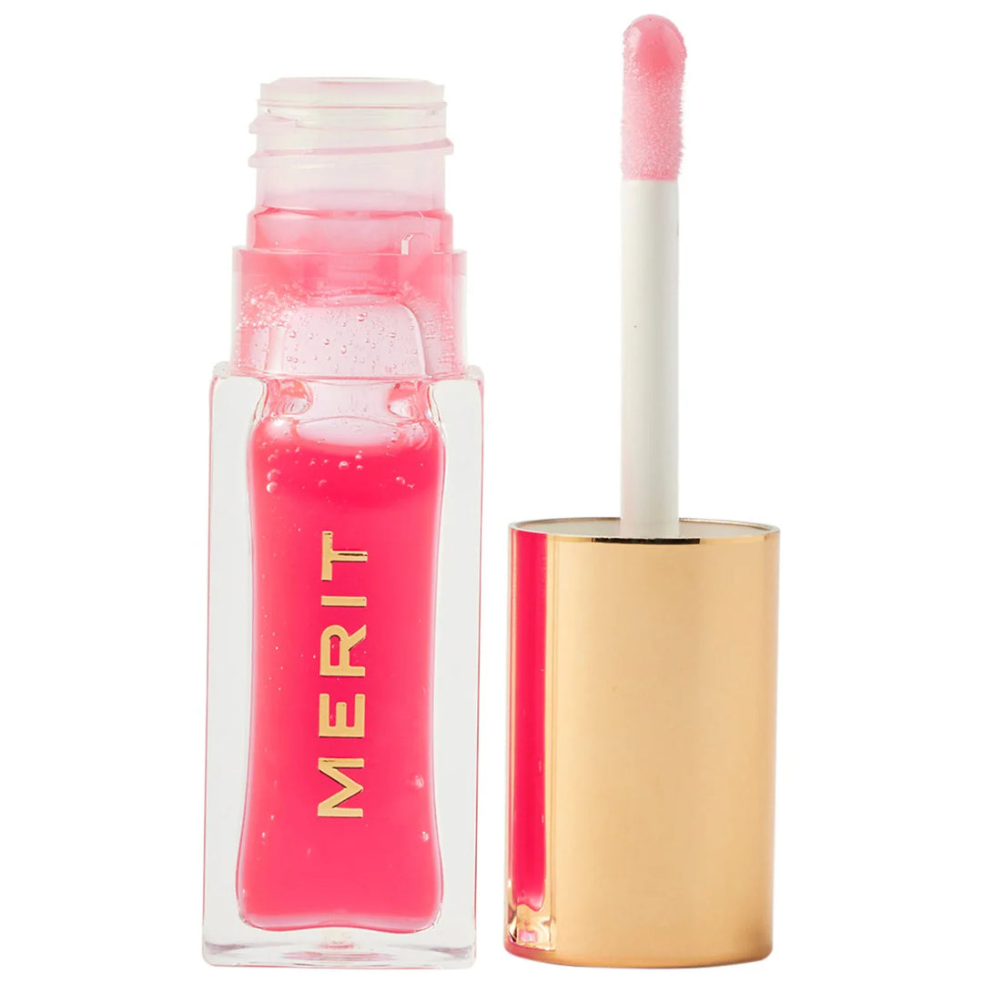 Merit - Shade Slick Gelee Sheer Tinted Lip Oil - Les Deux