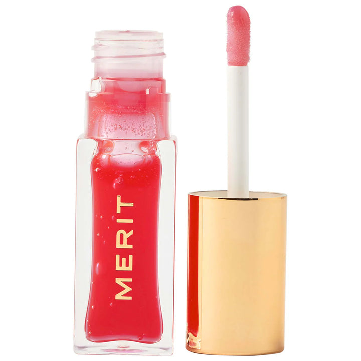 Merit - Shade Slick Gelee Sheer Tinted Lip Oil - Maraschino