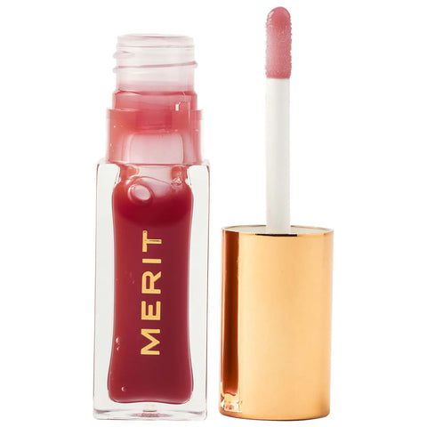 Merit - Shade Slick Gelee Sheer Tinted Lip Oil - Mapleton