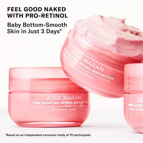 Josie Maran - Pink Algae Pro Retinol Body Butter for Anti Aging & KP