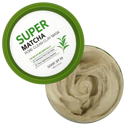 Some By Mi - Super Matcha Pore Clean Clay Beauty Mask - 100g - Mhalaty