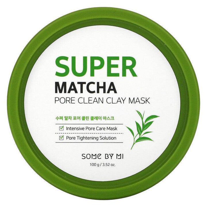 Some By Mi - Super Matcha Pore Clean Clay Beauty Mask - 100g - Mhalaty