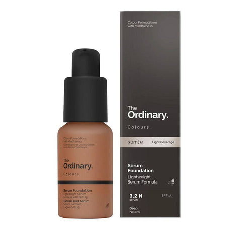 The Ordinary - Serum Foundation - 3.2 N Deep - Mhalaty