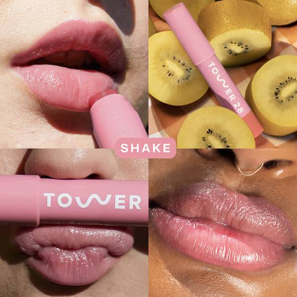 Tower 28 - JuiceBalm Vegan Tinted Lip Balm - Shake - Mhalaty