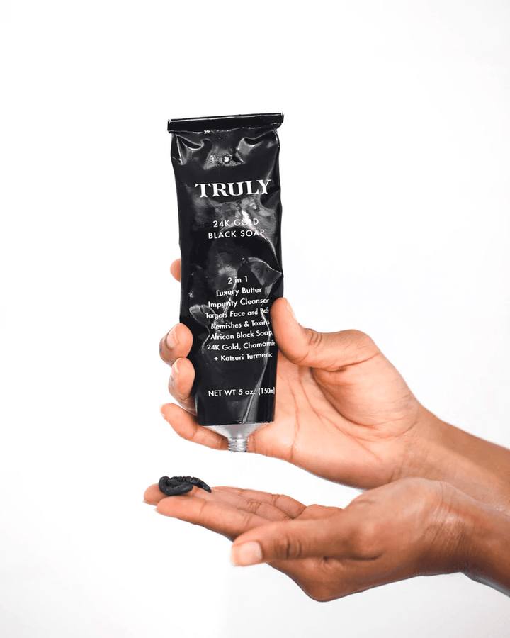Truly - 24k Gold Black Soap Impurity Cleanser - Mhalaty