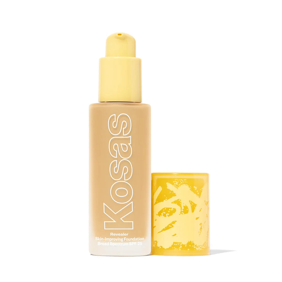 Kosas - Revealer Skin Improving Foundation SPF 25 - Light+ Neutral Olive 160 - Mhalaty