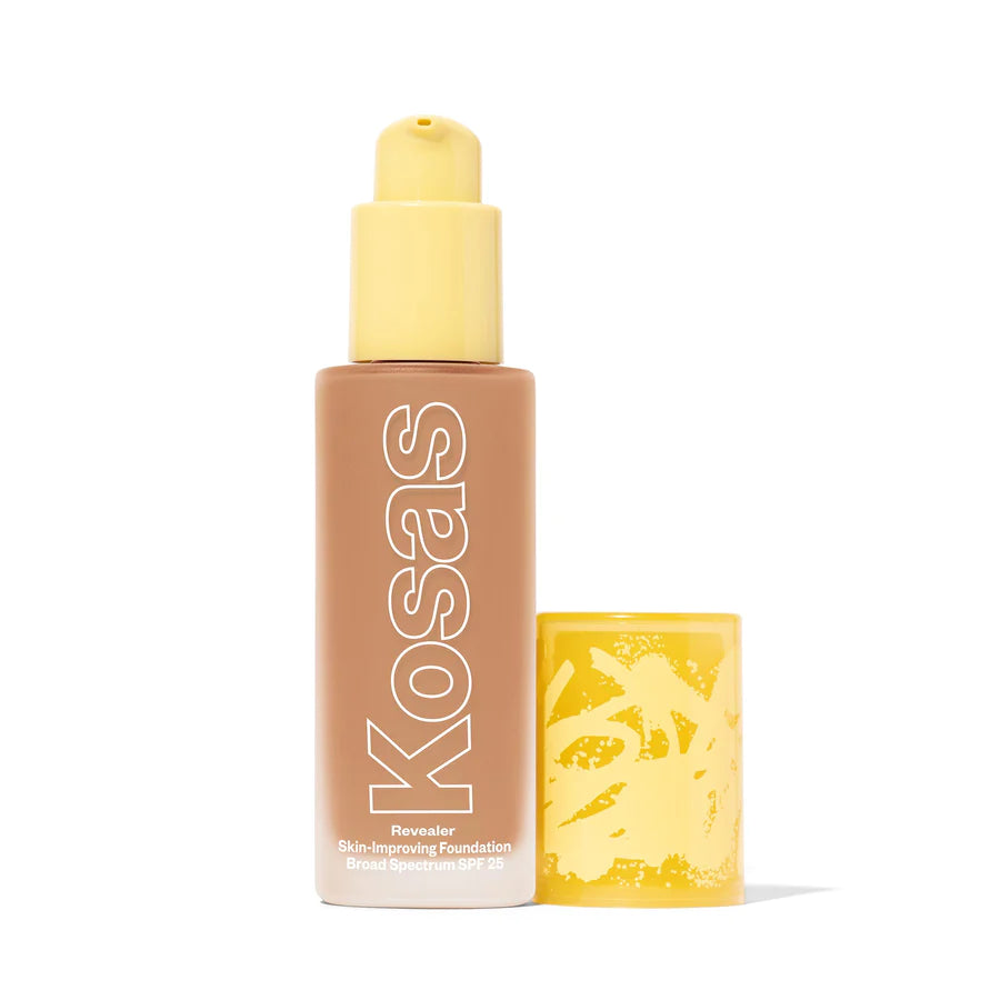 Kosas - Revealer Skin Improving Foundation SPF 25 - Medium Tan Neutral 280 - Mhalaty
