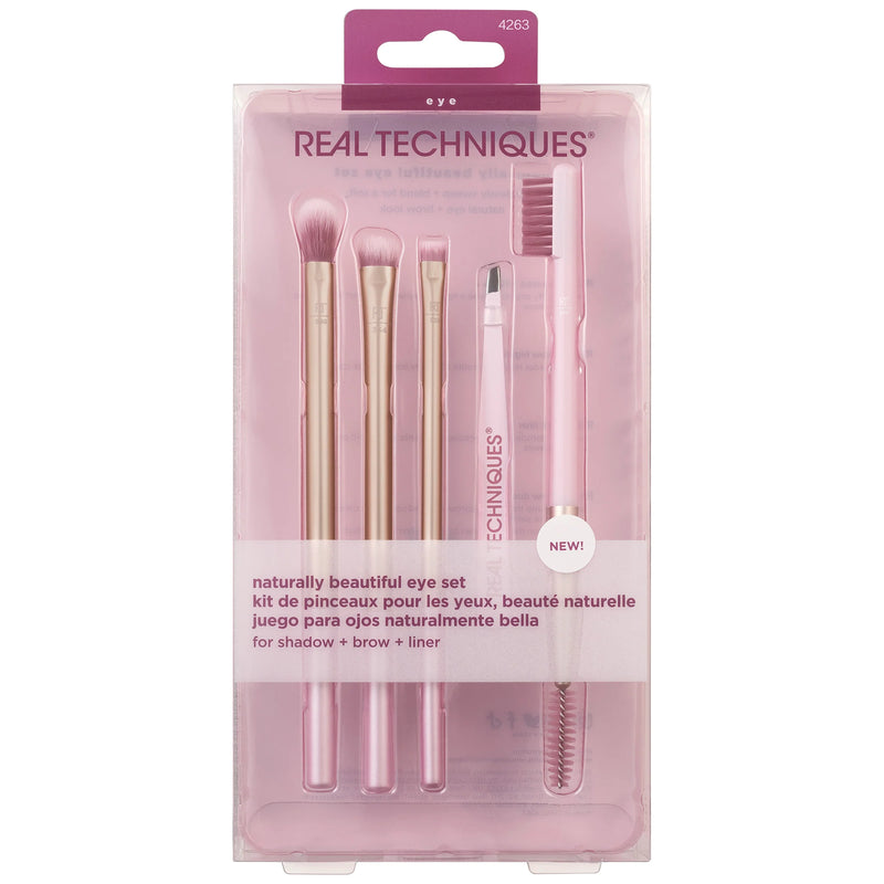 Real Techniques - Naturally Beautiful Eye Makeup Brush Kit - Mhalaty