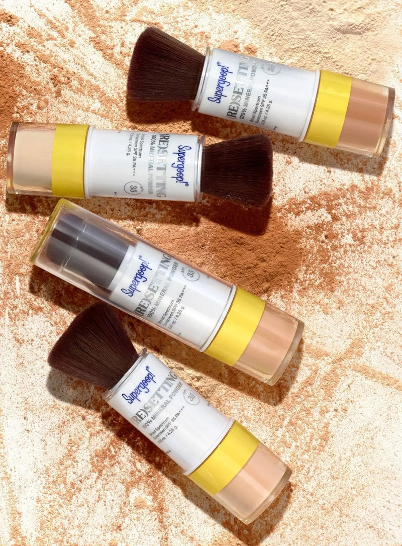 Supergoop! - Setting 100% Mineral Powder Spf 35 In Medium - Mhalaty