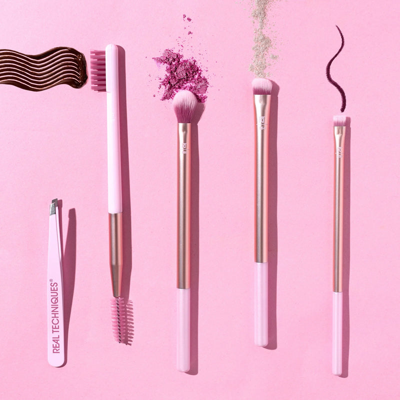 Real Techniques - Naturally Beautiful Eye Makeup Brush Kit - Mhalaty