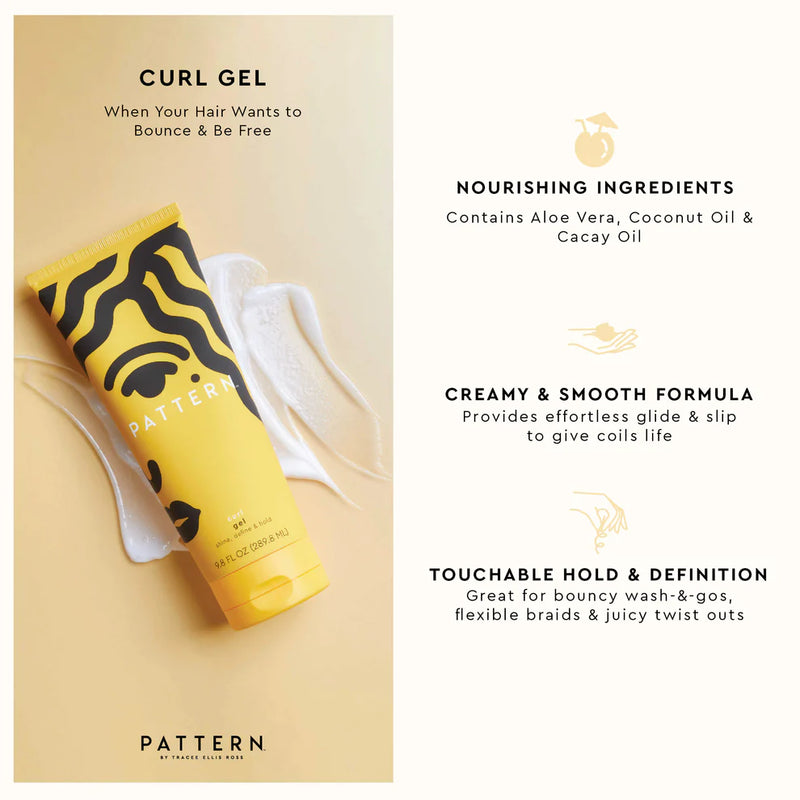Pattern Beauty - Curl Gel for Curlies, Coilies and Tight Textures - Mhalaty