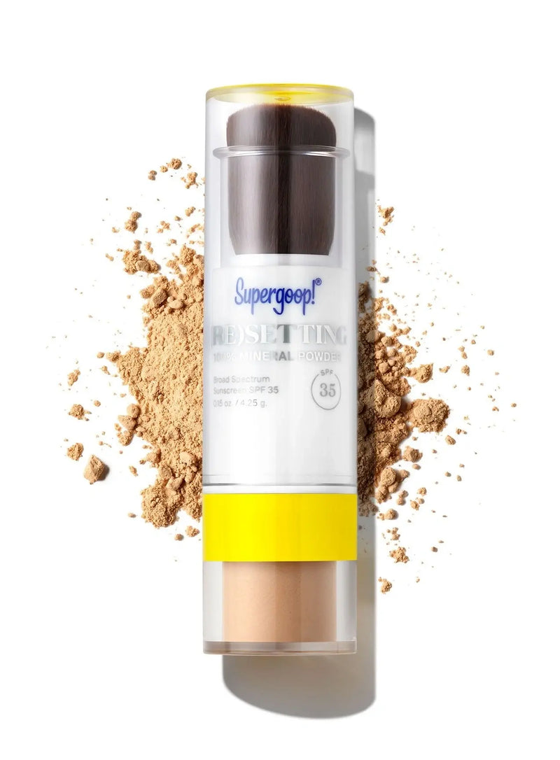 Supergoop! - Setting 100% Mineral Powder Spf 35 In Medium - Mhalaty