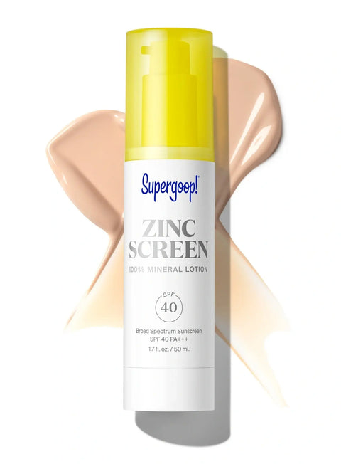 Supergoop! - Zincscreen 100% Mineral Lotion SPF 40 - Mhalaty